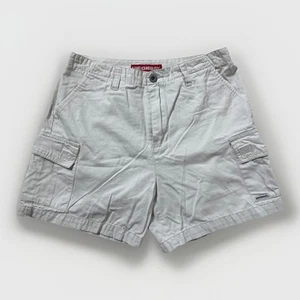 Vtg Y2K Union Bay Cargo Utility Shorts High Rise Mom Khaki Women’s Sz 5 28” S4W - Picture 1 of 4