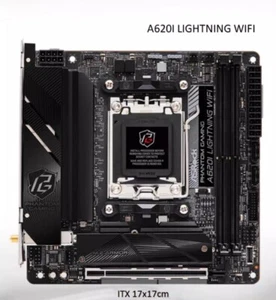 Placa madre WiFi Lightning AMD A620 Socket AM5 Mini-ITX DDR5 para Asrock A620I - Imagen 1 de 5