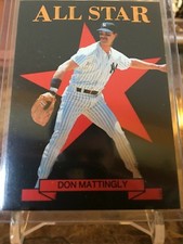 * Legend Don Mattingly 1989 Broder Pacific 9 All-Star Unlicensed RARE NYY *