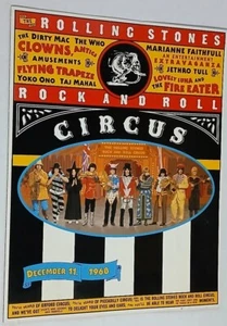 ROLLING STONES:ROCK AND ROLL CIRCUS PRE-RELEASE VINTAGE CANADIAN SELL SHEET-4 PA - Picture 1 of 4