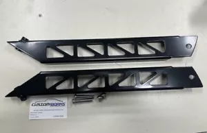 Triangle Fender Braces 70-81 Camaro fabricated Black Satin - Picture 1 of 3