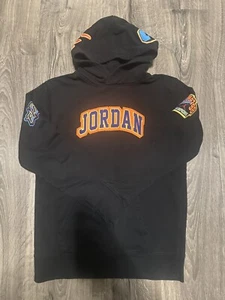 Felpa con cappuccio Air Jordan ragazzo ragazzo VG FLIGHT CLEAN FASTSHIP grande 12 anni - Foto 1 di 4