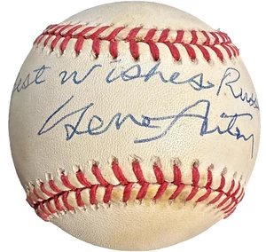 Gene Autry Autographed Official American League Baseball Angels BAS - Picture 1 of 3