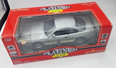 Majorette 1 18 Platinum Bmw 850i 1990 Grigia Metal BOX Gd16 - Immagine 1 di 3