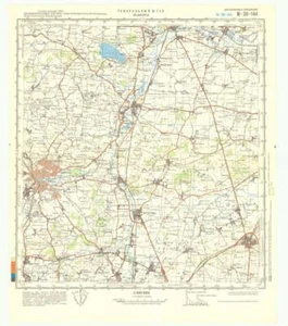 Topographische Karte des russischen sowjetischen Militärs - BEDFORD (UK) 1:100 000, NACHDRUCK, 1984 - Bild 1 von 7