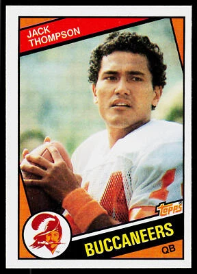 Jack Thompson, 1984 Topps, #372, Tampa Bay Buccaneers - Image 1 of 2