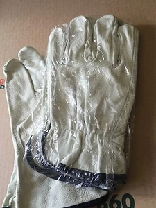 2 Pairs Cowhide Leather Work Gloves W/ Keystone Thumb Size XLarge - Picture 1 of 1