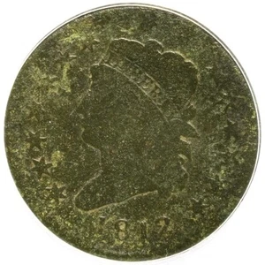 1812 Classic Head Lg. Cent Corroded  ANACS G-4 Details - Picture 1 of 4