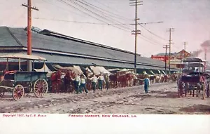 NEW ORLEANS LA - Französischer Markt Postkarte - Bild 1 von 2