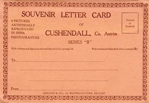 6 View Cushendall Co. Antrim Letter Card unused  AL765 - Picture 1 of 4