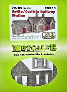 Metcalfe PO333 Settle Carlisle Railway Station Card Kit - OO/HO Scale - Picture 1 of 3