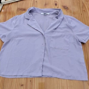 Blusa forever 21 rosa manga corta talla L - Imagen 1 de 6