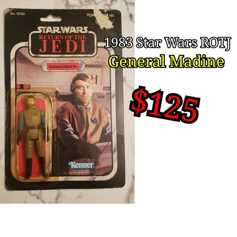 Vintage Star Wars Return of the Jedi General Madine Action Figure 1983 Cover