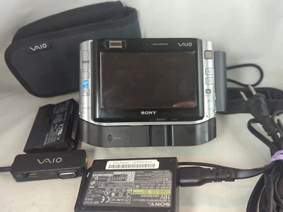 Mini tableta portátil Sony VAIO UX VGN-UX380CN con batería y base de 4,5" UMPC Foto 1 de 4