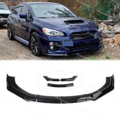 For Subaru Liberty 2003-2007 Front Bumper Lip Kit Splitter Spoiler Glossy Black - image 1 of 4