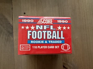 1990 SCORE SUPPLEMENTAL FOOTBALL CARD SET 110 FACTORY SEALED EMMITT SMITH RC - Picture 1 of 2