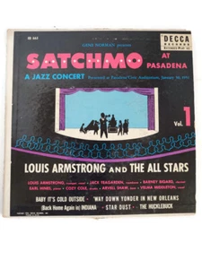 Louis Armstrong ~ Satchmo at Pasadena Vol. 1 (Jazz ) 2 - 7" / 45 - Picture 1 of 2