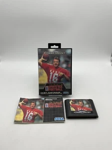 Joe Montana II 2 Sports Talk Football - Sega Mega Drive - EMBALAJE ORIGINAL + instrucciones - Imagen 1 de 2