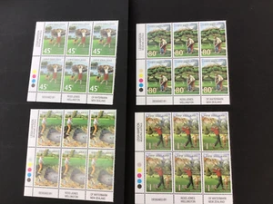 NEW ZEALAND NHM PLATE BLOCK SET-1995 GOLF COUSES SG 1861/4 - Picture 1 of 1