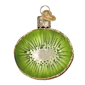 Alte Welt Weihnachten Kiwi Glas geblasen Ornamente für Weihnachtsbaum - Bild 1 von 6