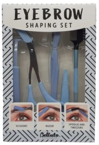 Augenbrauen Pflege Set 5-teilig Augenbrauen Schere Rasierer Pinzette Trimmer - Bild 1 von 2