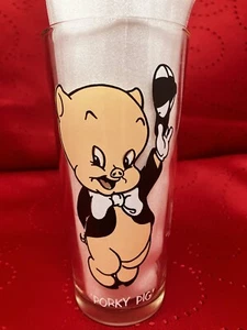 Antique Looney Tunes Porky Pig 1973 Pepsi Collectors Series Glass Warner Bros - Bild 1 von 5