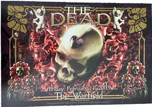 Póster de San Valentín The Dead Warfield San Francisco - 2003 - Imagen 1 de 6