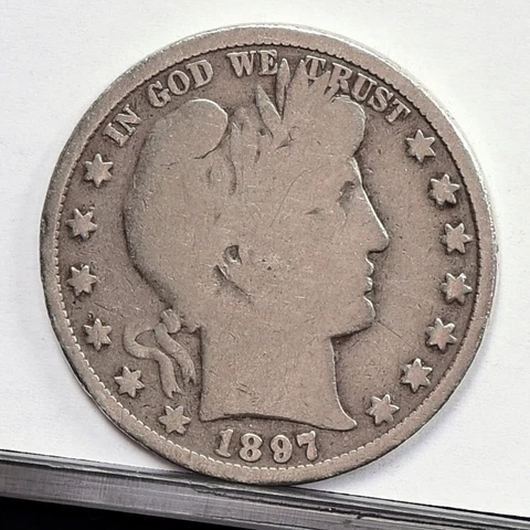 1897 Barber Half Dollar - Good (49748-L) Cover