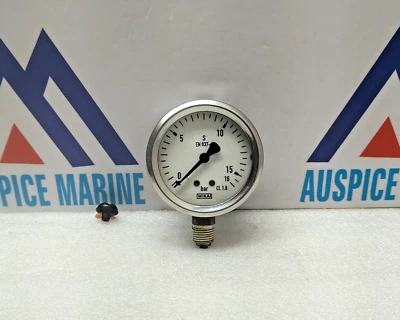 WIKA EN 837-1 Pressure Gauge 0-16 Bar Cl 1.6 - Image 1 of 4