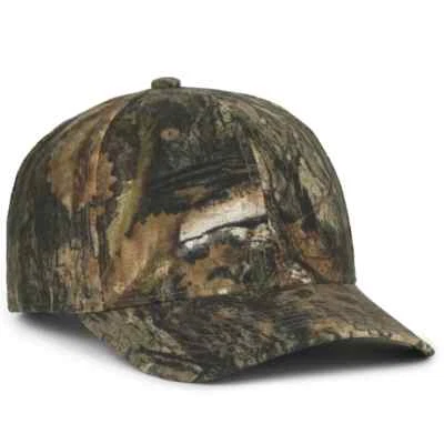 MOSSY OAK Camo Pattern OPTIONS Structured Blank Undecorated Hunting Hat Cap - Image 1 of 2