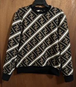 Fendi Logo Print Jumper Size Small Men’s - Picture 1 of 9