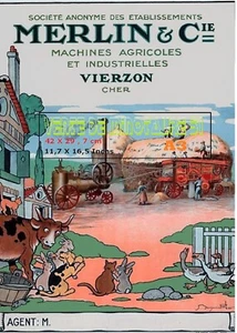 Merlin & Cie  - Vierzon Cher 18 - A3 plastifié - Bild 1 von 24