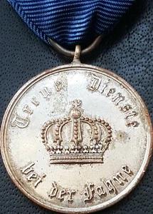 ✚10779✚ German Prussian WW1 Military Long Service Medal for 12 Years' Service - Picture 1 of 12