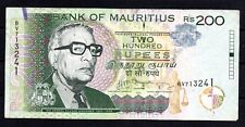 Aktuelle Banknote : Bank of Mauritius 200 Rupees aus Umlauf 2013