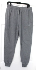 Gymshark Womens Joggers Sweat Pants MEDIUM Gray Athletic Gym FLEECE LINED - Picture 1 of 4