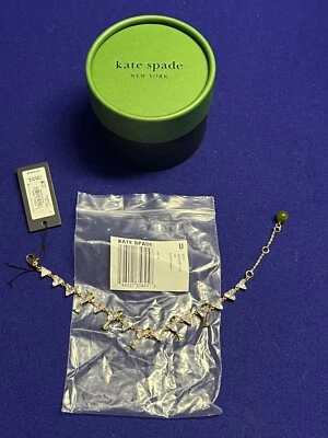 Kate Spade Shaken Or Stirred Martini Glass Tennis Bracelet New - Image 1 of 4