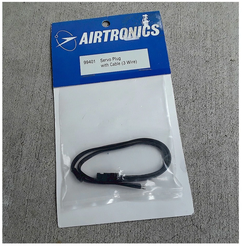 Vintage RC Radio Airtronics Servo Plug with Cable (3-Wire) 99401 Old Stock NIB - Image 1 of 1