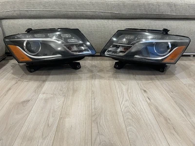2009 - 2012 Audi Q5 Left and Right Headlight Xenon HID OEM Used - Image 1 of 4