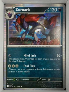 Zoroark 062/086 SV White Flare 2025 English holo - Picture 1 of 1