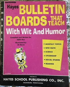 Hayes Schulverlag Klassenzimmer Pinnwände, die mit Humor lehren 1967 Mcm - Bild 1 von 5