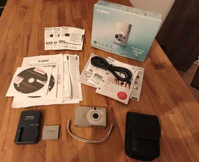 Canon Ixus 70 Silber Digitalkamera (OVP/sehr gut) - Bild 1 von 3