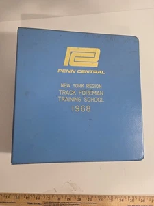  Penn Central NY Track Foreman Trainingsschule 1968 Vintage  - Bild 1 von 20