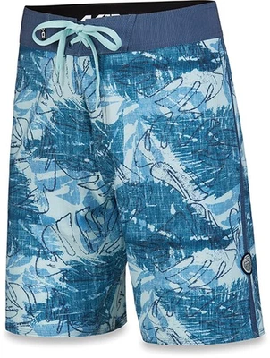 Dakine Hombres Kailua Boardshorts Talla 32 Azul Cielo Lavado Palma Board Shorts Nuevos Foto 1 de 2