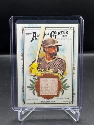 2025 ALLEN & GINTER!  ANDREW MCCUTCHEN!  ИГРОВАЯ Б/У РЕЛИКВИЯ ЛЕТУЧЕЙ МЫШИ!  PITT ПИРАТЫ! - Изображение 1 из 2
