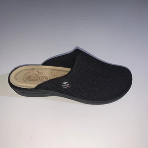 Fly Flot Shoes Womens Size 39 Slip On Clogs Comfort Made In Italy Leather Mules - Picture 1 of 10