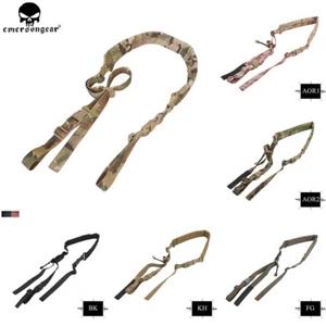 Correa para rifle acolchada de hombro Emerson Tactical Two cabestrillo de 2 puntos de ajuste rápido - Imagen 1 de 12