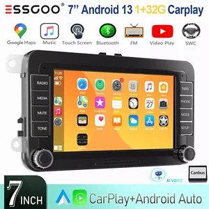 Car Stereo Android13 RDS GPS Navigation For VW GOLF 5 6 Passat B6 B7 Touran Polo - Picture 1 of 13