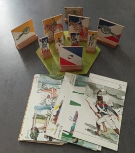 Herolka strategy game pawns and cards of soldiers, military, without instructions - Picture 1 of 18