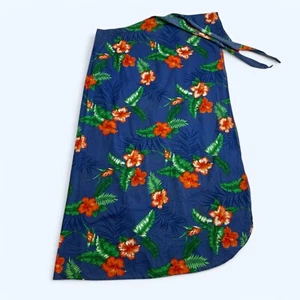 HILO HATTIE True Vintage Hawaii Long Wrap Skirt One Size Beach Cover-Up Summer - Picture 1 of 6