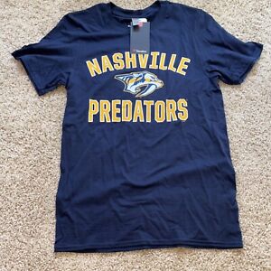 NWT Fanatics Nashville Predators Blue T-Shirt Mens Size S Small New With Tags